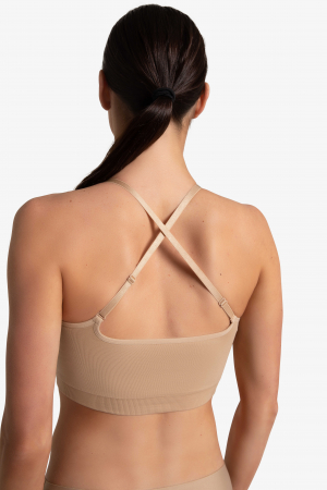 Capezio 3679W – sutien lung invizibil cu bretele reglabile Foundations [1]