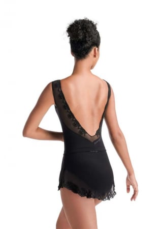 Fuste balet - Ballet Rosa – Ivy fustă pull-on din Stretch Mesh cu tiv brodat