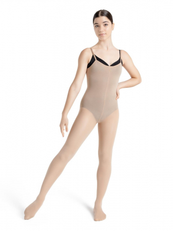 Colanți balet - Capezio – body tight convertibil Ultra Soft™, Tactel®, cu bretele