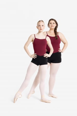 Copii - Pantaloni scurți cu talie în V suprapusă – bumbac & spandex