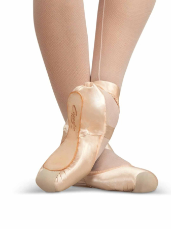 Accesorii poante - Protecții Capezio SC1 din piele întoarsă pentru vârfurile poantelor, European Pink