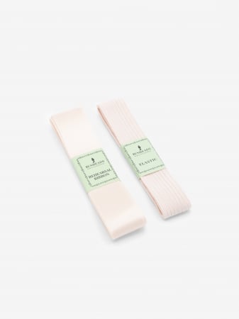 Accesorii poante - Set panglică și elastic pentru poante – Capezio Rehearsal Ribbon & Elastic (LPP)