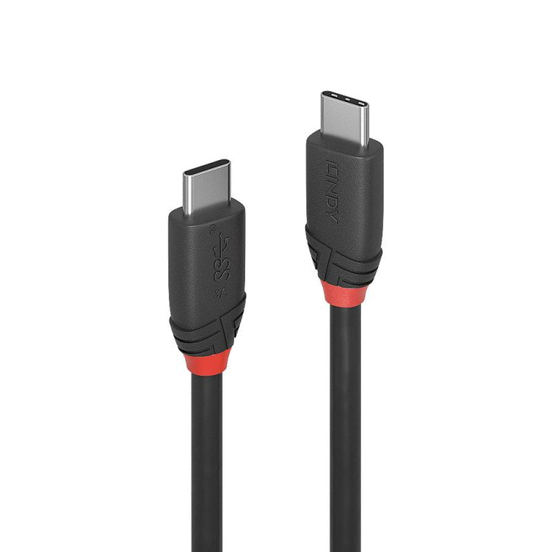 Cablu Lindy 1.5m USB 3.2 Type C, lungime 1.5m, Supported Bandwidth: 20Gbps, Maximum Power: PD 3.0 with up to 60W (20V 3A), Maximum Resolution: 4K 4096x2160@60Hz [1]