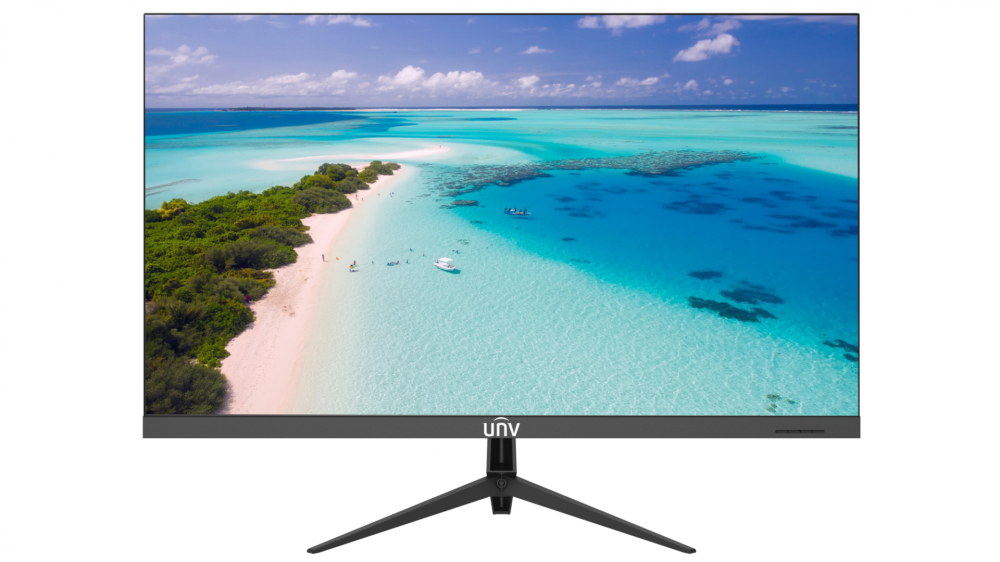 Monitor Uniview LED 32" MW3232-V-K2; Rezolutie: 1920×1080, 16.7 million color; Multiple inputs: 1x HDMI ,1x VGA; Brightness: 300 cd/m2; Contrast: 4000:1; Response Time: 8ms; Alimentare: DC 12V, 3A Dim [1]