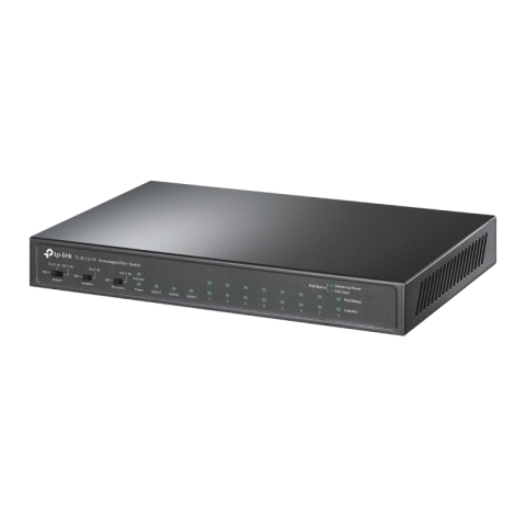 Switch-uri - 8-Port 10/100Mbps + 3-Port Gigabit Desktop Switch with 8-Port PoE+ PORT: 8× 10/100 Mbps PoE+ Ports, 2× Gigabit Non-PoE Ports, 1× Gigabit SFP Slots SPEC: 802.3at/af, 65 W PoE Power, Desktop Steel Case 