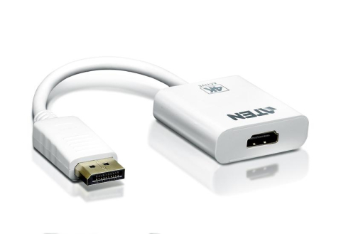 Cabluri video - Adaptor ATEN VC986-AT. Conector 1: DisplayPort, Conector 2: HDMI, Conector 1 gen: Tată. Greutate: 100 g, Lățime: 45 mm, Adâncime: 180 mm. Lăţime de ambalaj: 19 mm, Adâncimea de ambalaj: 120 mm, Înălţi