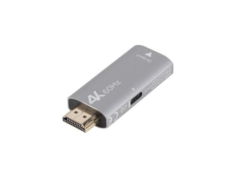 Cabluri periferice - Adaptor HDMI(M)  DisplayPort(F) 4K argintiu