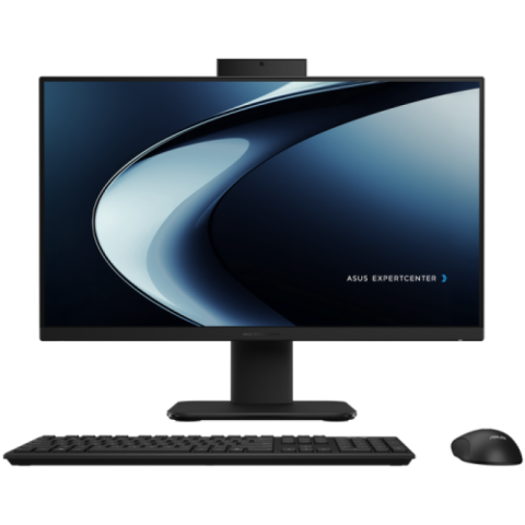 All in one PC - All-in-One Business ASUS ExpertCenter P4 P440VAK-BPCF43X cu procesor Intel Core 5 210H pana la 4.8 GHz, 24 inch, FHD, 16 GB, Intel Integrated Graphics, Windows 11 Pro, Black, 2 ani Garantie