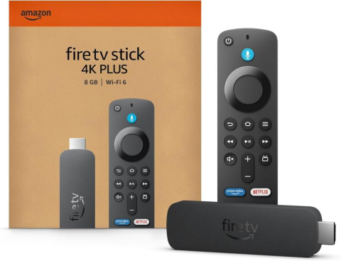 Mediaplayere - Amazon Fire TV Stick 4K Plus 8GB WiFi 6 2025