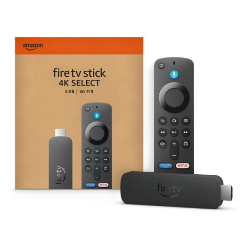 Mediaplayere - Amazon Fire TV Stick 4K Select 8GB 4K Ultra HD 2025