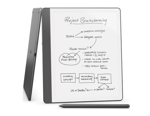 Ebook reader - Amazon Kindle Scribe 2024 10.2" 16GB cu Premium Pen Tungsten Grey