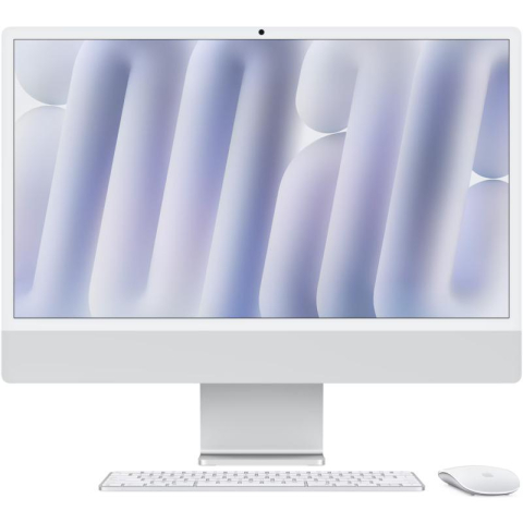 All in one PC - Apple iMAC 24" Retina 4.5k/ Apple M4 (CPU 10-core, GPU 10-core, Neural Engine16-core)/32GB/512GB - Silver - INT KB (2024) (Cto from MWUV3RO/A)