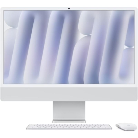 All in one PC - Apple iMAC 24" Retina 4.5k/ Apple M4 (CPU 8-core, GPU 8-core, Neural Engine16-core)/16GB/1TB - Silver - INT KB (2024) (Cto from MWUC3RO/A)
