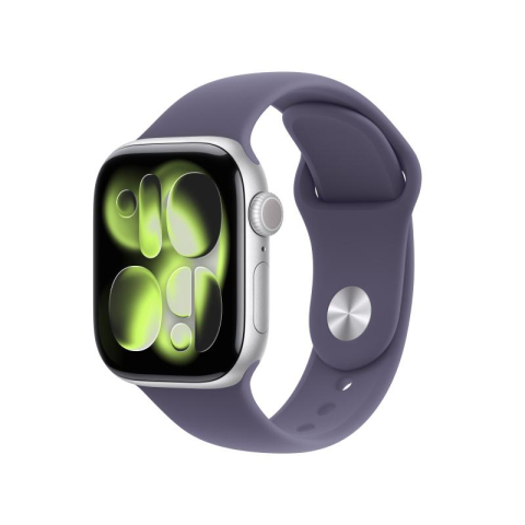 SmartWatch-uri - Apple Watch Series 11 GPS 42mm Silver Aluminium Case with Purple Fog Sport Band - S/M