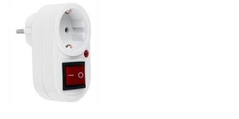 Accesorii iluminat de interior - BACHMANN Adaptor 1xCEE7/3, 1xintrerupator 1xCEE7/