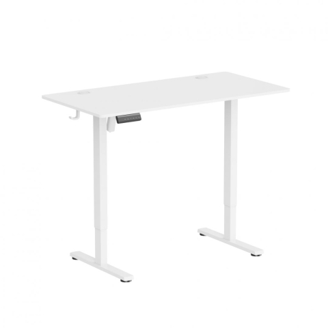 Birouri gaming - Birou Ascend cu reglare inaltime electric, alb, 1200x600x730~1180 mm, Capacitate de greutate: 40 kg, Interval de înălțime: 730~1180mm, Număr de motoare: 1, Viteză maximă: 15 mm/s, Panou de control Dig