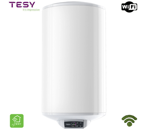 Boilere - Boiler electric BiLight Cloud 100L, Wi-Fi, 2000W, LCD, montare verticala, Clasa energetica B