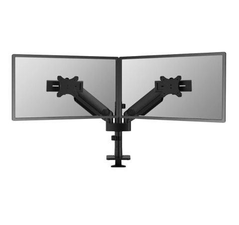 Suporturi TV / Monitor - Brat dublu monitor Neomounts DS65S-950BL2; pentru display-uri cu diagonale 24"-34", sistem de prindere VESA 75x75~100x100, greutate maxima suportata 11 - per ecrankg, full motion, tilt +70°, swivel 90