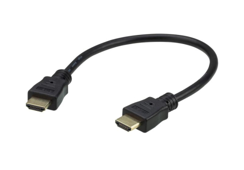 Cabluri video - Cablu ATEN 2L-7DA3H. Lungime cablu: 0,3 m, Conector 1: HDMI Tip A (Standard), Conector 1 gen: Tată, Conector 2: HDMI Tip A (Standard), Conector 2 genuri: Tată, Placare contacte conectori: De aur, 3D, 