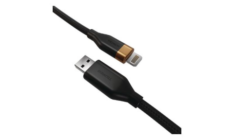 Cabluri video - Cablu Duracell USB-A to Lightning, lungime 2m, negru