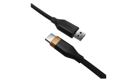 Cabluri video - Cablu Duracell USB-A to USB-C, lungime 1m, negru