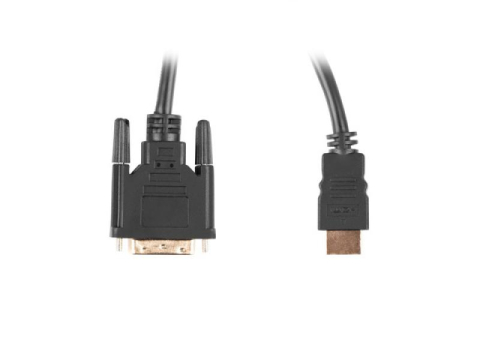 Cabluri video - Cablu HDMI(M)  DVI-D(M)(24+1) 3 m negru Dual Link 4K cu conectori placați cu aur
