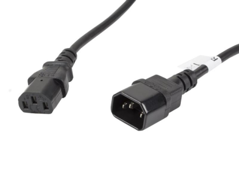 Cabluri periferice - Cablu IEC 320 C13  C14 5 m VDE negru