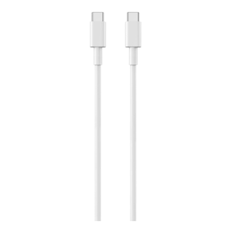 Cabluri periferice - Cablu Lemontti Fast Charge Type-C la Type-C, PD, 100W, lungime1.2m, Alb