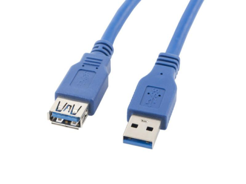 Cabluri periferice - Cablu USB-A M/F 3.0 3 m albastru