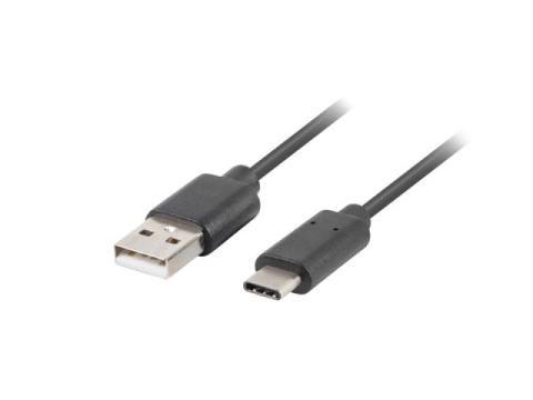 Cabluri periferice - Cablu USB-C(M)  USB-A(M) 2.0 0,5 m negru