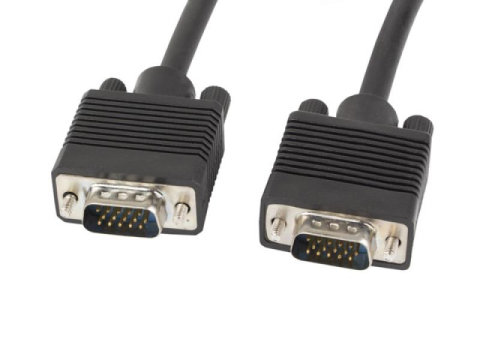 Cabluri video - Cablu VGA M/M 1,8 m ecranare dublă cu miez de ferită negru