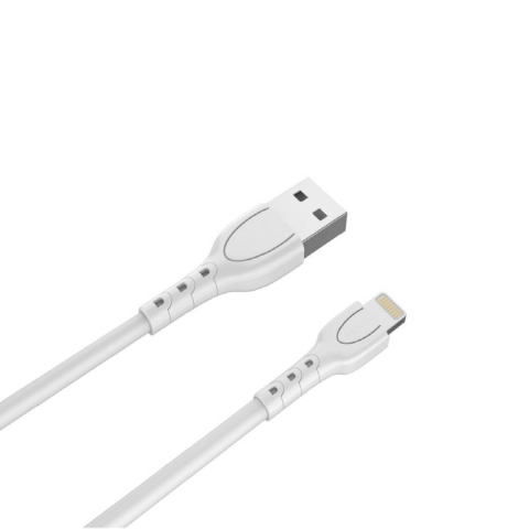 Cabluri periferice - Cablu Wind  Lemontti USB-A la tip Lightning, lungime 1.2m, Alb