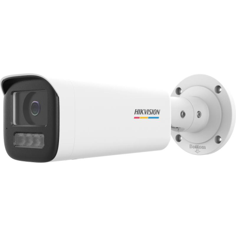 Camere supraveghere IP - Camera de supraveghere IP Bullet 4MP ColorVu Hikvision DS-2CD1B47G2H- LIUF(4MM), lentila fixa 4mm, iluminare: Color: 0.0005 Lux @ (F1.0, AGC ON),B/W: 0 Lux with IR: 50m, microfon incorporat, slot card
