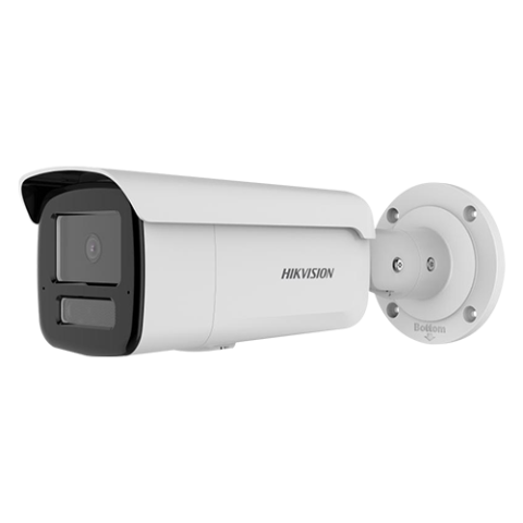 Camere supraveghere IP - Camera de supraveghere IP Bullet 4MP Hikvision DS-2CD2T43G2- LIS2U/SL(2.8MM), lentila fixa 2.8mm, iluminare min: Color: 0.005 Lux @ (F1.6, AGC ON),B/W: 0 Lux cu IR 60m, microfon incorporat, difuzor in