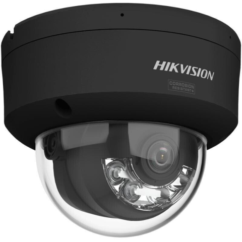 Camere supraveghere IP - Camera de supraveghere IP Dome 6MP Smart Hybrid Light with ColorVu Hikvision DS-2CD2167G3-LIS2UY(2.8MM)/BK, lentila fixa 2.8mm, iluminare min: Color: 0.0005 Lux @ (F1.0, AGC ON),0 Lux cu IR 30m, micro