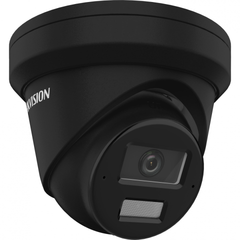 Camere supraveghere IP - Camera de supraveghere IP Turret 4MP Hikvision DS-2CD2343G2- LI2U(2.8MM)/BK, lentila fixa 2.8mm, iluminare min: Color: 0.005 Lux @ (F1.6, AGC ON),0 Lux cu lumina alba: 30m, IR 30m, microfon incorporat