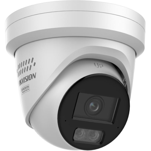 Camere supraveghere IP - Camera de supraveghere IP Turret 8MP Smart Hybrid Light with ColorVu Hikvision DS-2CD2387G3-LIS2UY/SL(2.8MM), lentila fixa 2.8mm, iluminare min: Color: 0.0008 Lux @ (F1.0, AGC ON),0 Lux cu IR 30m, mic