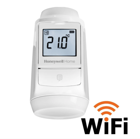 Termostate calorifer - Cap termostatic de radiator cu afisaj digital, Honeywell HR93EE;  comunica wireless cu Evohome