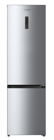 Combine frigorifice - Combina frigorifica HEINNER HCNF-HM377INVXC, No Frost, 377 l, Clasa: C, Compresor Inverter, Aspect inox