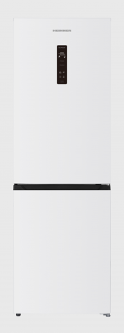 Combine frigorifice - Combina frigorifica HEINNER HCNF-HM400DINVE++, No Frost, 400 l, Clasa E, Compresor inverter, Alb