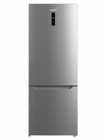 Combine frigorifice - Combina frigorifica HEINNER HCNF-M435INVXE++, No Frost, 435 l, Clasa E, Compresor inverter, Aspect inox