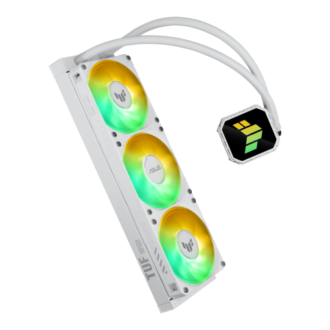 Coolere Procesor - Cooler Procesor ASUS TUF Gaming LC III 360 ARGB White Edition, Lichid, 12 cm, aRGB
