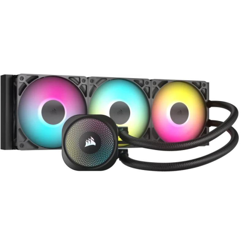 Coolere Procesor - Cooler Procesor CORSAIR Nautilus 360 RS ARGB, Lichid, 3 ventilatoare, aRGB