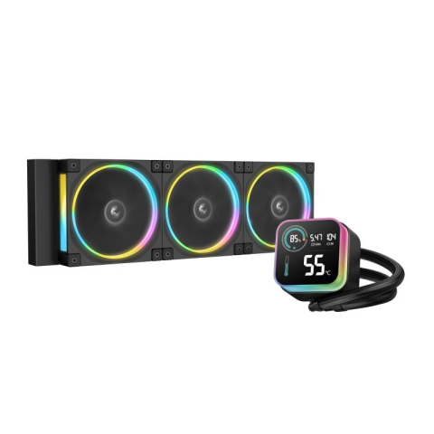 Coolere Procesor - Cooler Procesor DeepCool LQ360 ULTRA ARGB, Lichid, 12 cm, 3 ventilatoare, aRGB