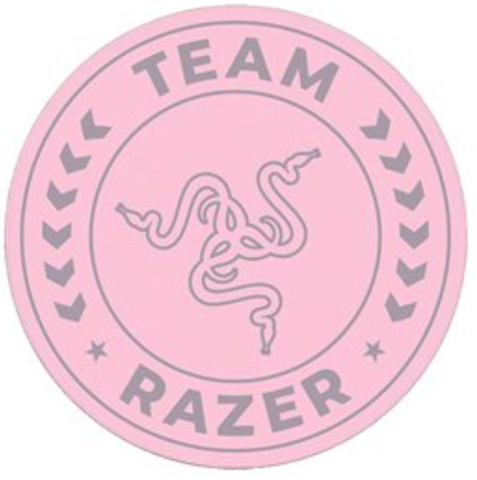 Periferice Diverse - Covor de podea Razer Team, stratul superior: 100% catifea din poliester reciclat, stratul central: 100% material netesut reciclat, stratul inferior: strat de bază antiderapant din silicon, roz