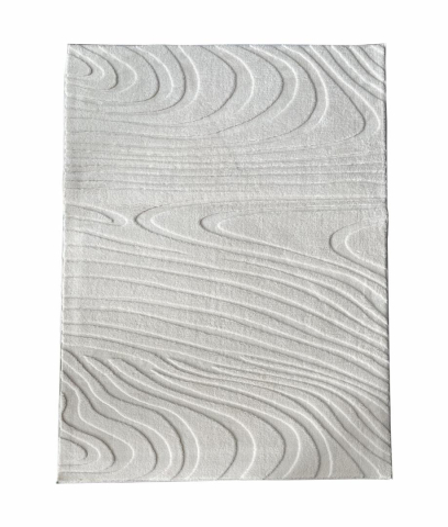 Covoare - Covor, model in relief,Wave,200x300 Crem