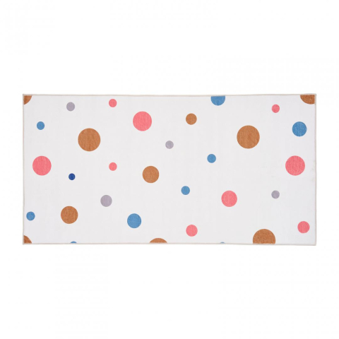 Covoare - Covor printat, BUBBLE 70x140 cm, lavabil cu spate antialunecare, inaltime fir 3mm