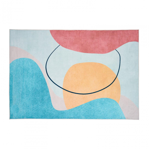 Covoare - Covor printat, ERIN  160x230 cm, lavabil cu spate antialunecare, inaltime fir 3mm