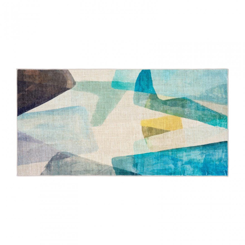 Covoare - Covor printat, FOREST 70x140 cm, lavabil cu spate antialunecare, inaltime fir 3mm