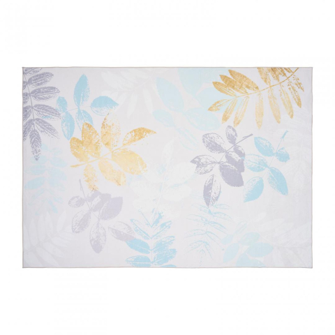 Covoare - Covor printat, LEAFS 160x230 cm, lavabil cu spate antialunecare, inaltime fir 3mm